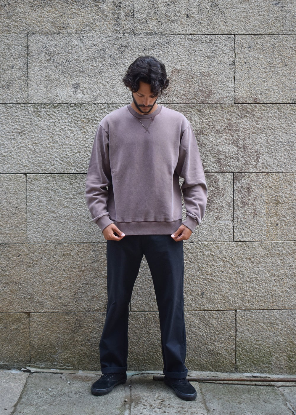 CUBISM, Crewneck Brown