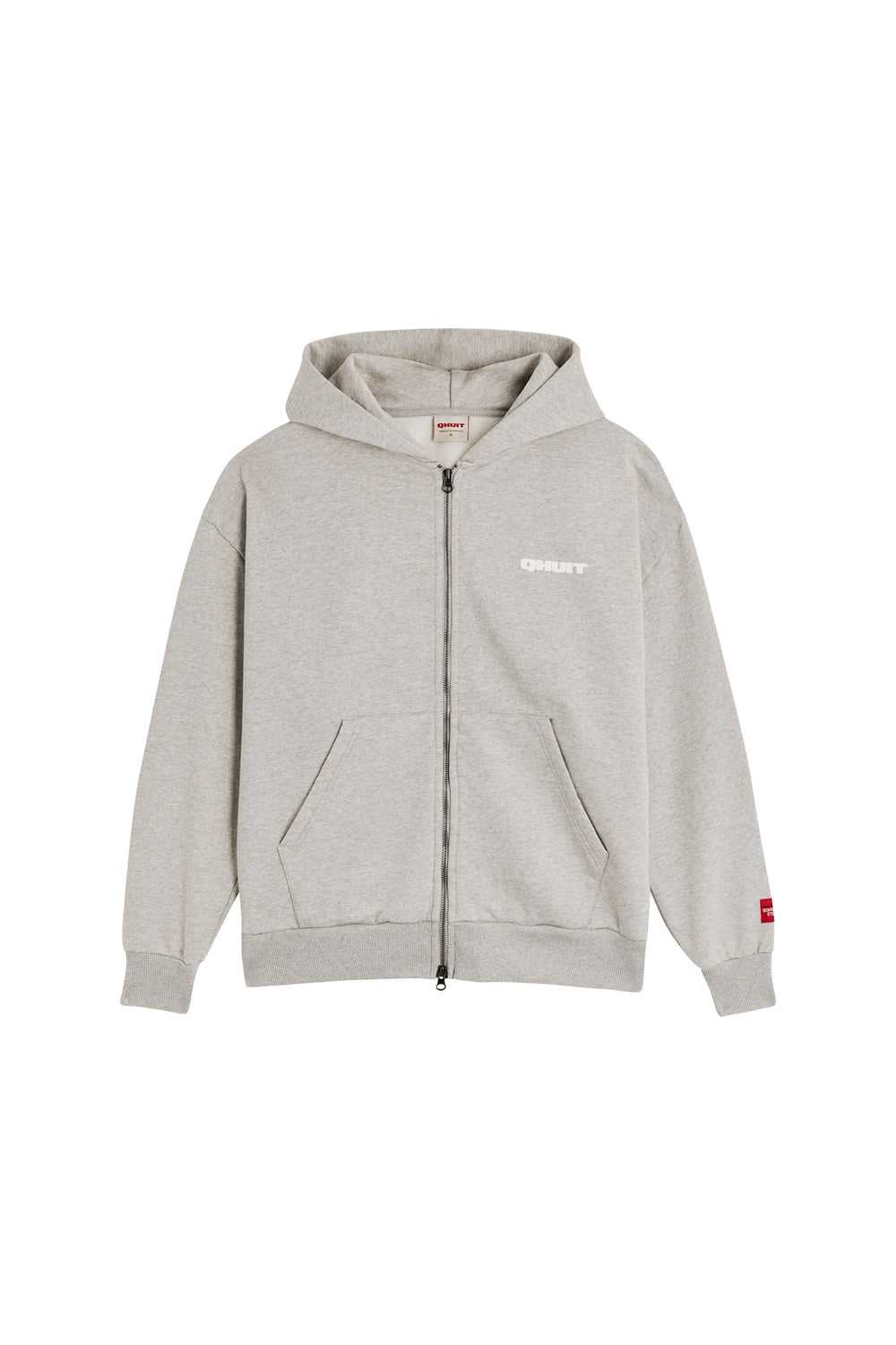 Fireworks, Zip Hoodie Grey Melange