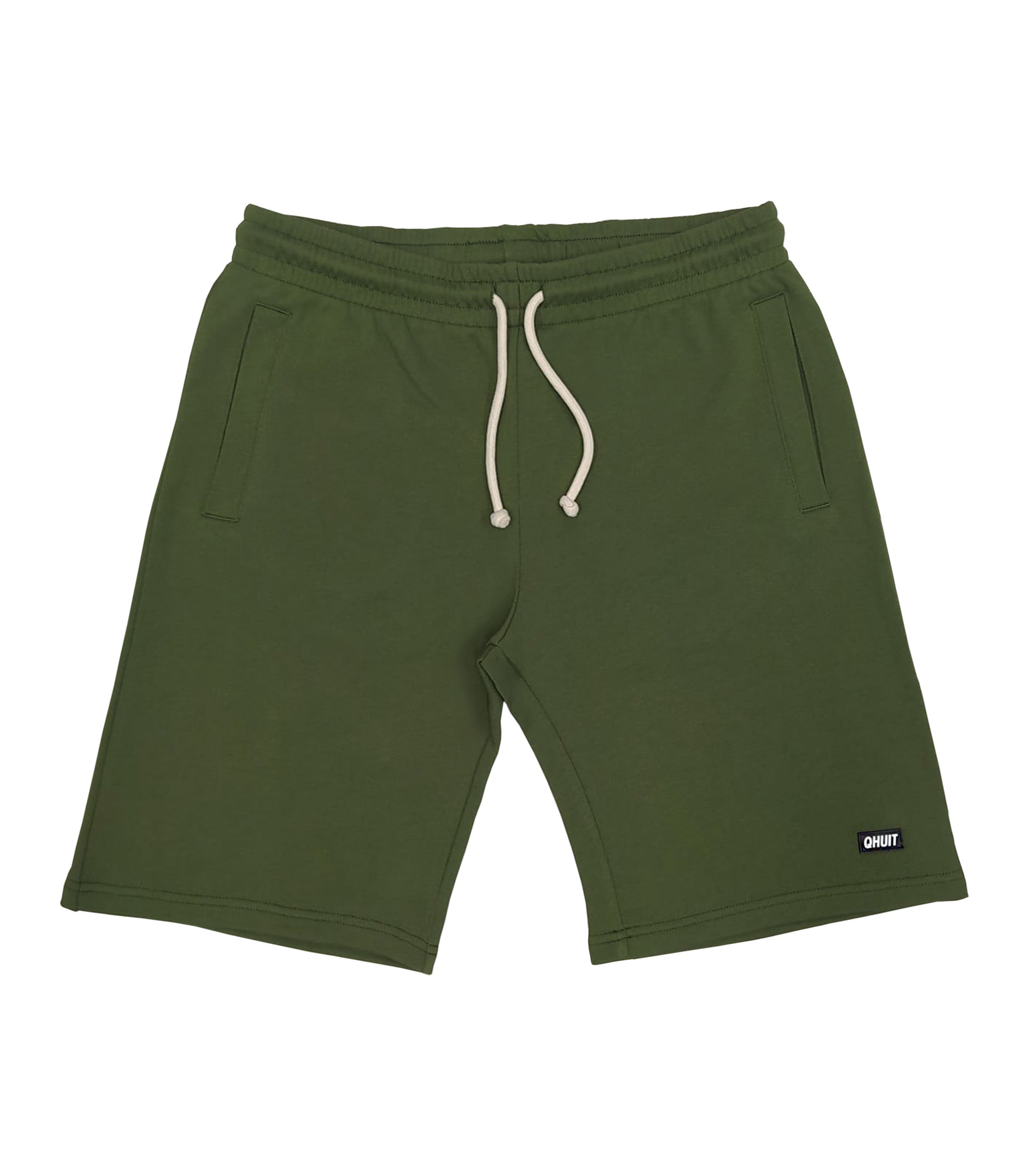 FLEECE SHORT, kaki