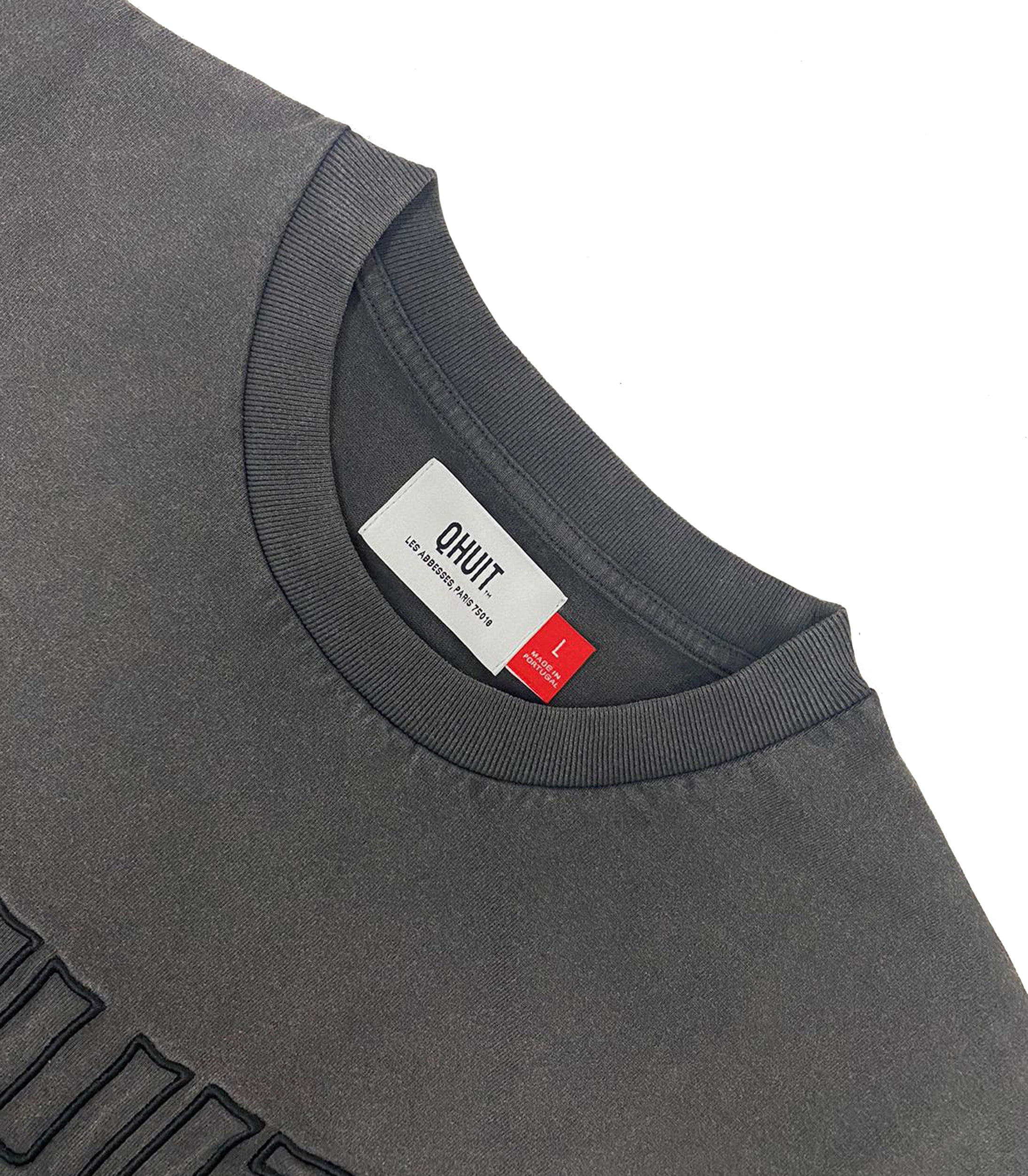STYLE QHUIT, Heavyweight T-Shirt Black