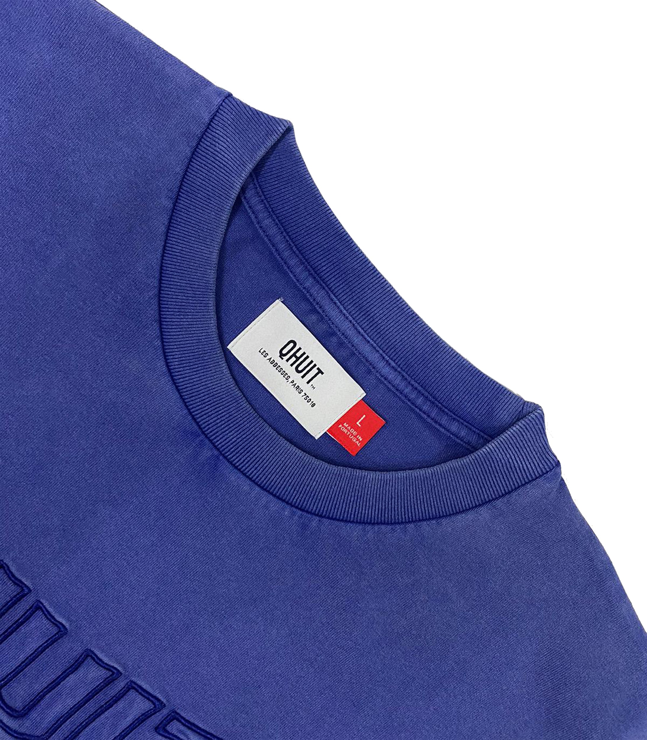 STYLE QHUIT, Heavyweight T-Shirt Blue