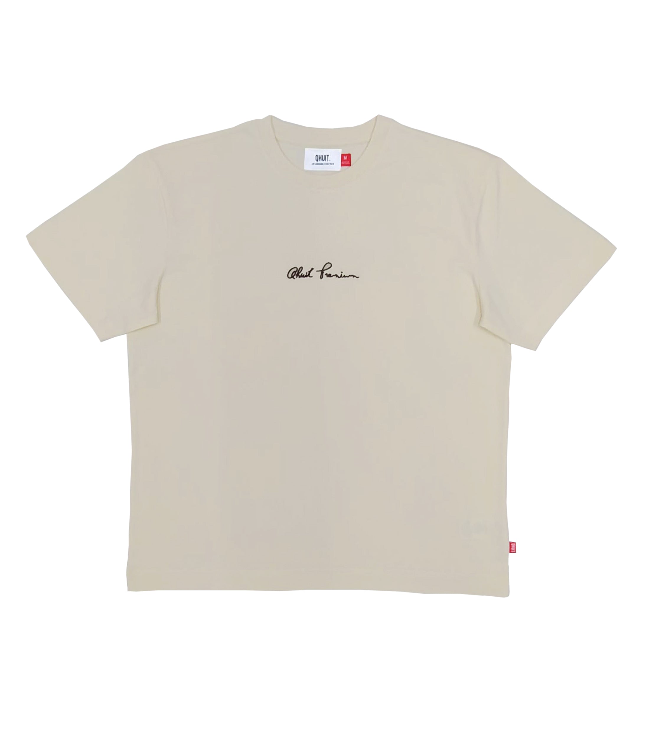 PREMIUM QHUIT,Heavyweight T-Shirt Ivoire