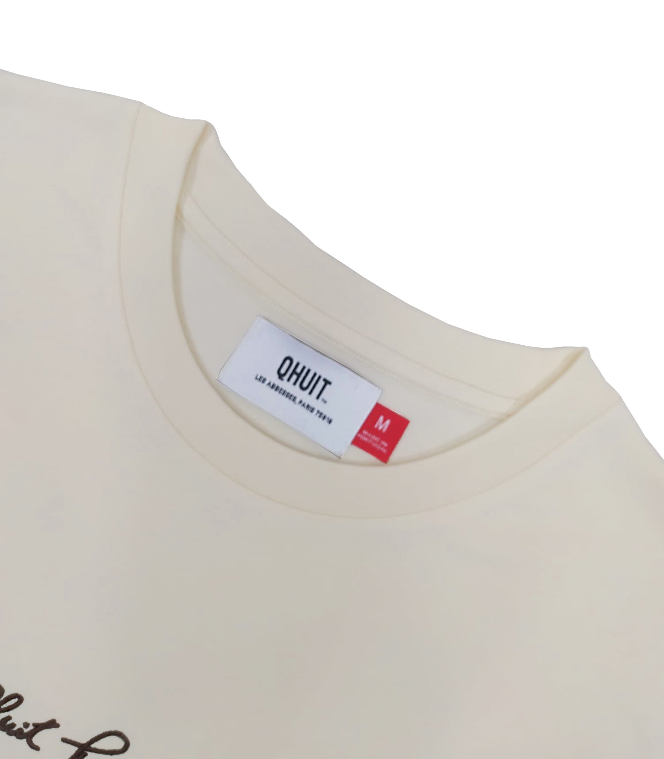 PREMIUM QHUIT,Heavyweight T-Shirt Ivoire