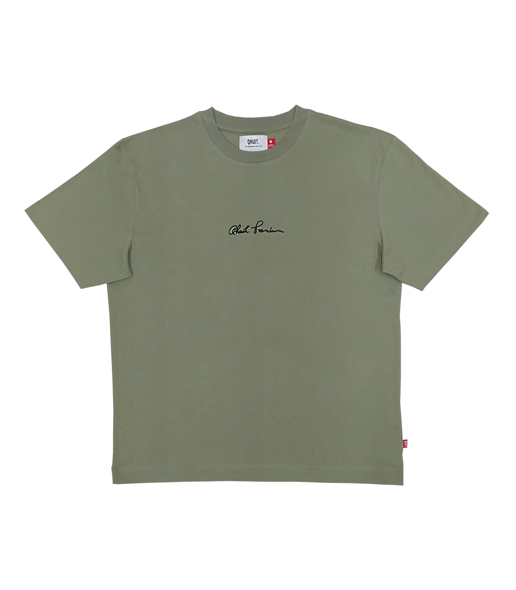 PREMIUM QHUIT,Heavyweight T-Shirt Argile