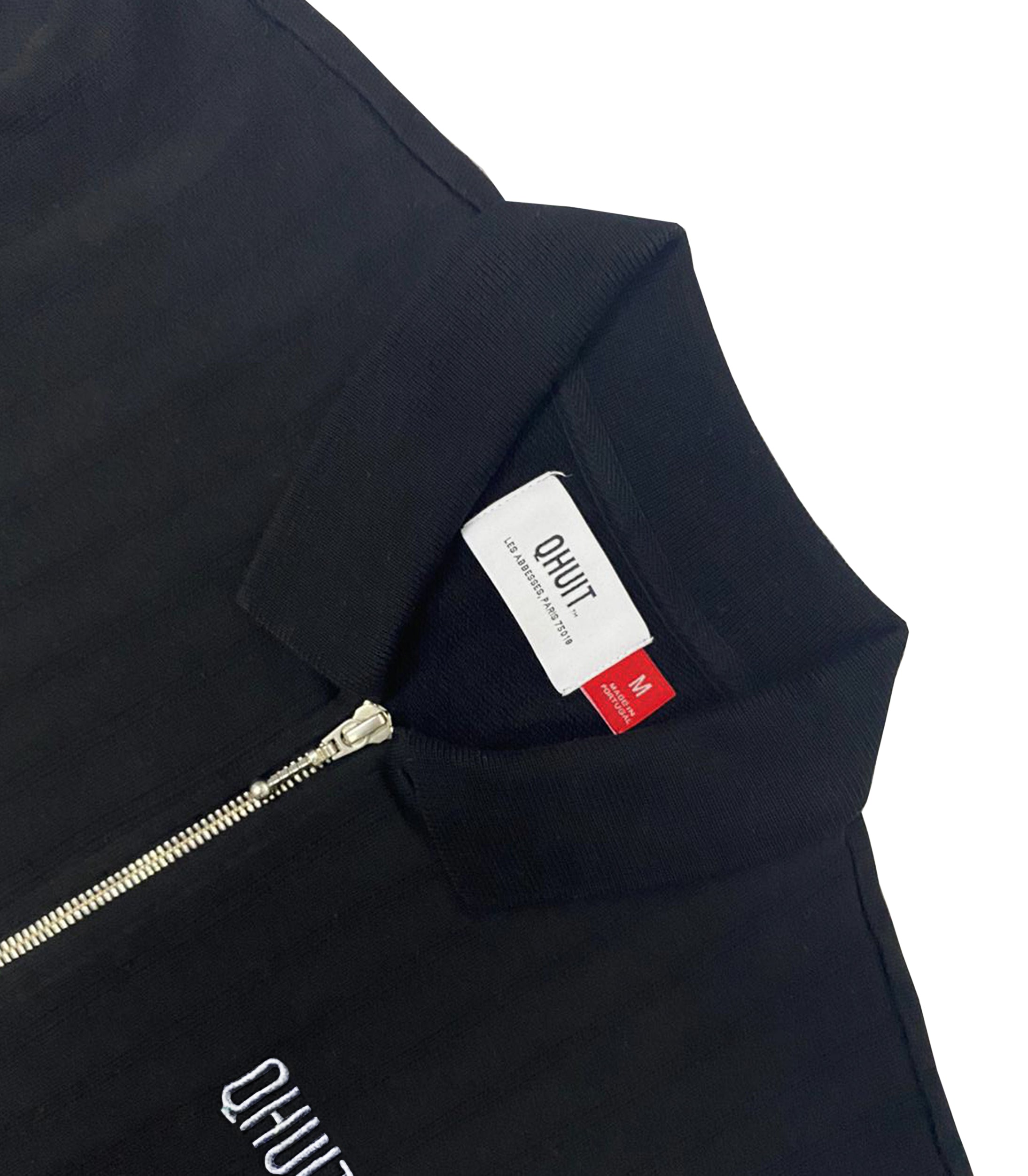 LOGO QHUIT, Polo Black