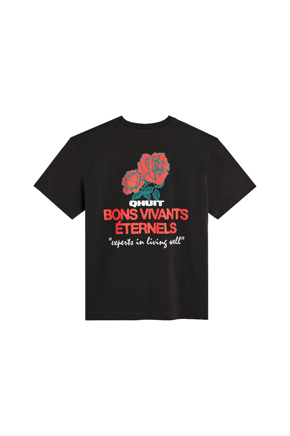Roses, T-shirt Black