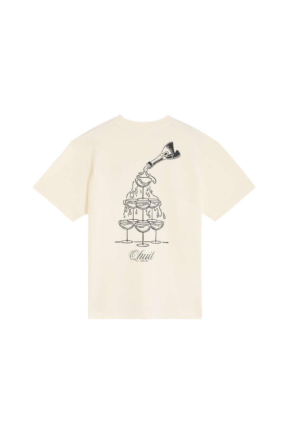 CHAMPAGNE, T-shirt Ecru