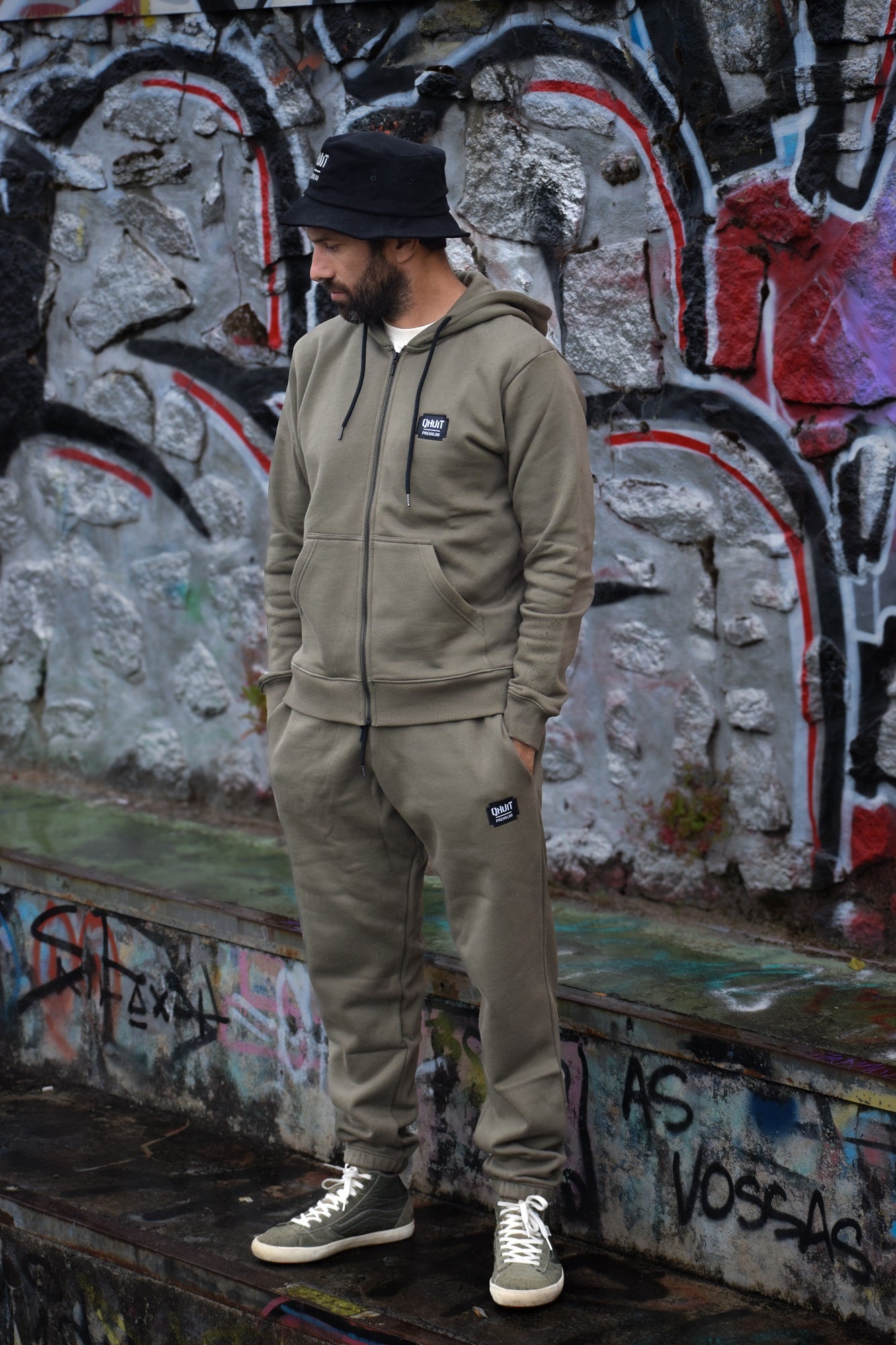 PREMIUM, Track Pant, khaki