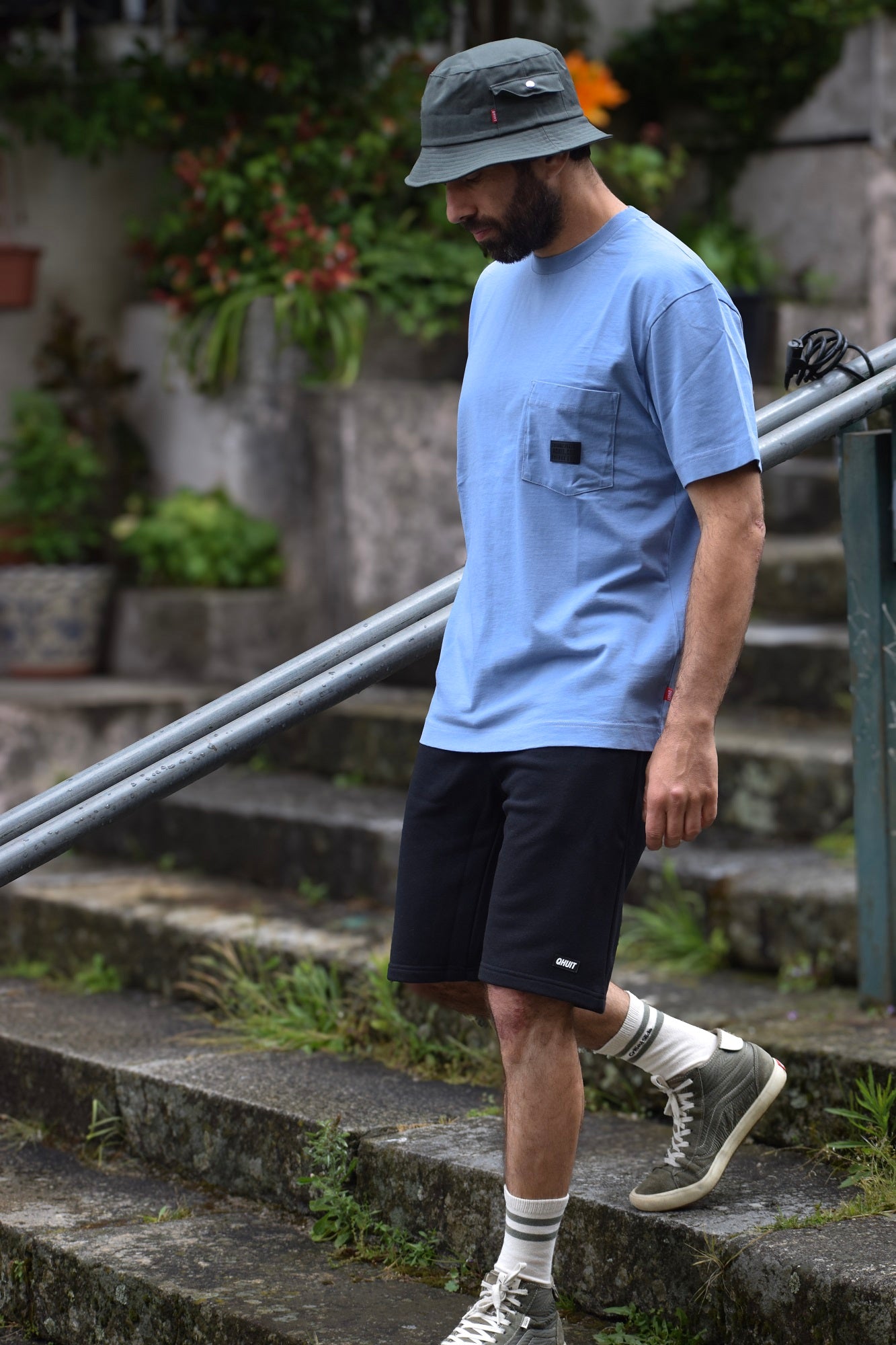 FLEECE SHORT, black