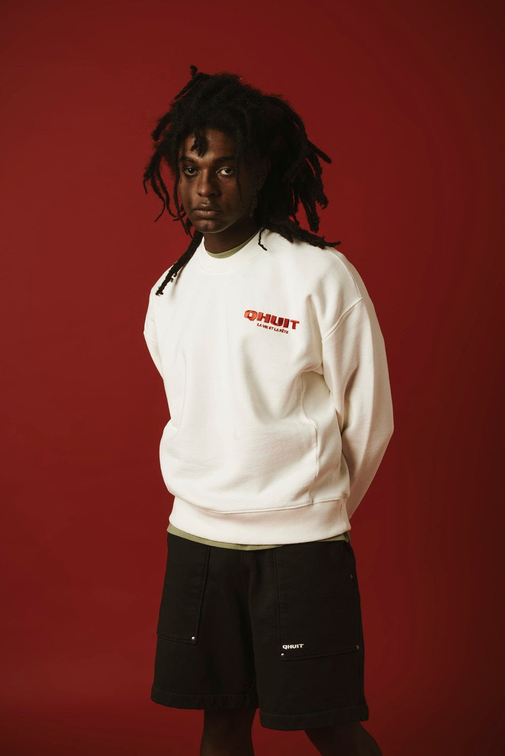 LA VIE ET LA FÊTE, Sweatshirt Ecru
