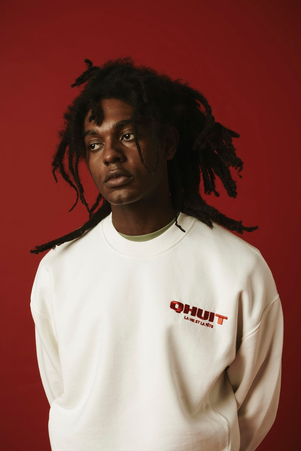 LA VIE ET LA FÊTE, Sweatshirt Ecru