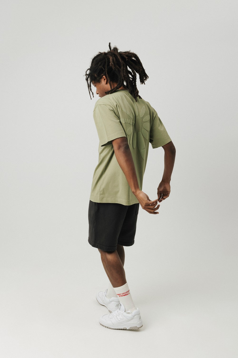 FIREWORKS, T-shirt Moss Green