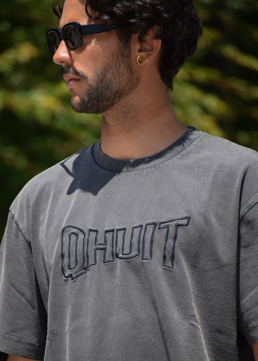 STYLE QHUIT, Heavyweight T-Shirt Black