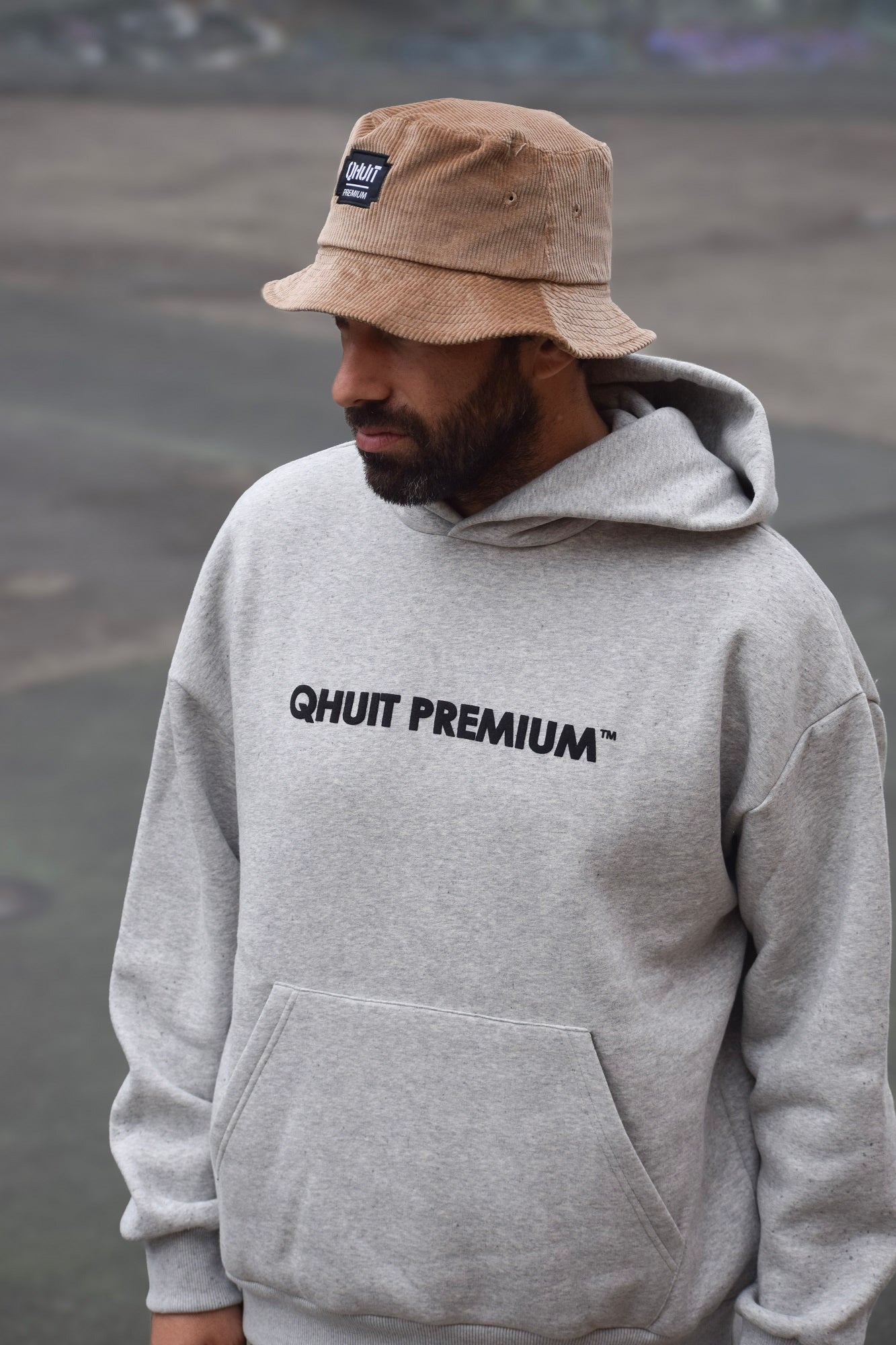 Premium, Bucket Hat camel velvet