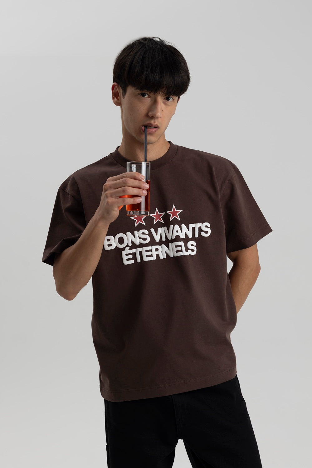 Bons Vivants, T-Shirt Brown