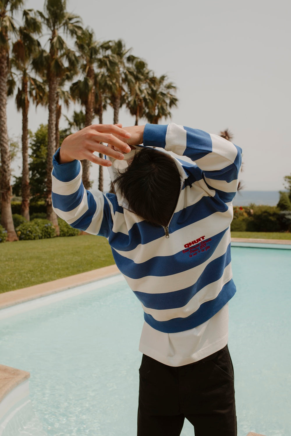 Breton, Zip-Polo Blue