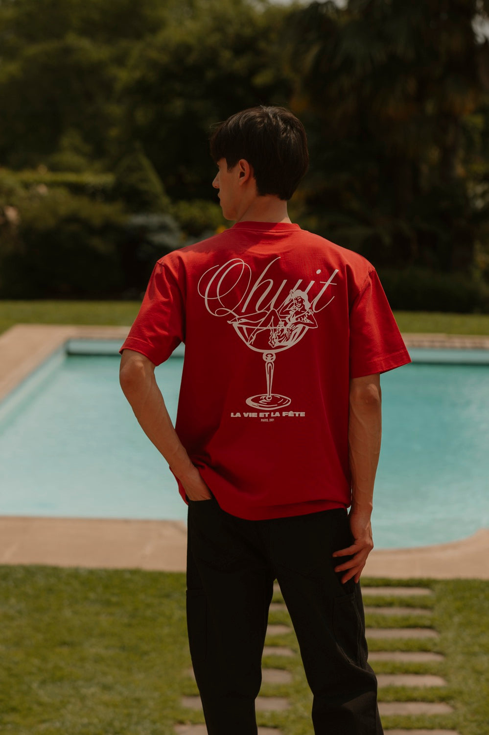 Happy Hour, T-Shirt Rouge
