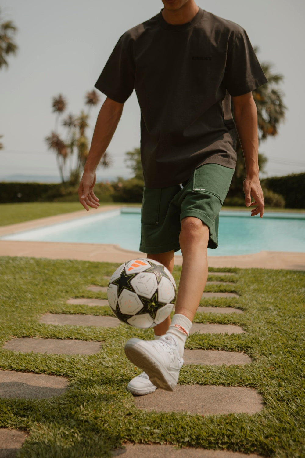 Hard Worker, Fleece Shorts Green