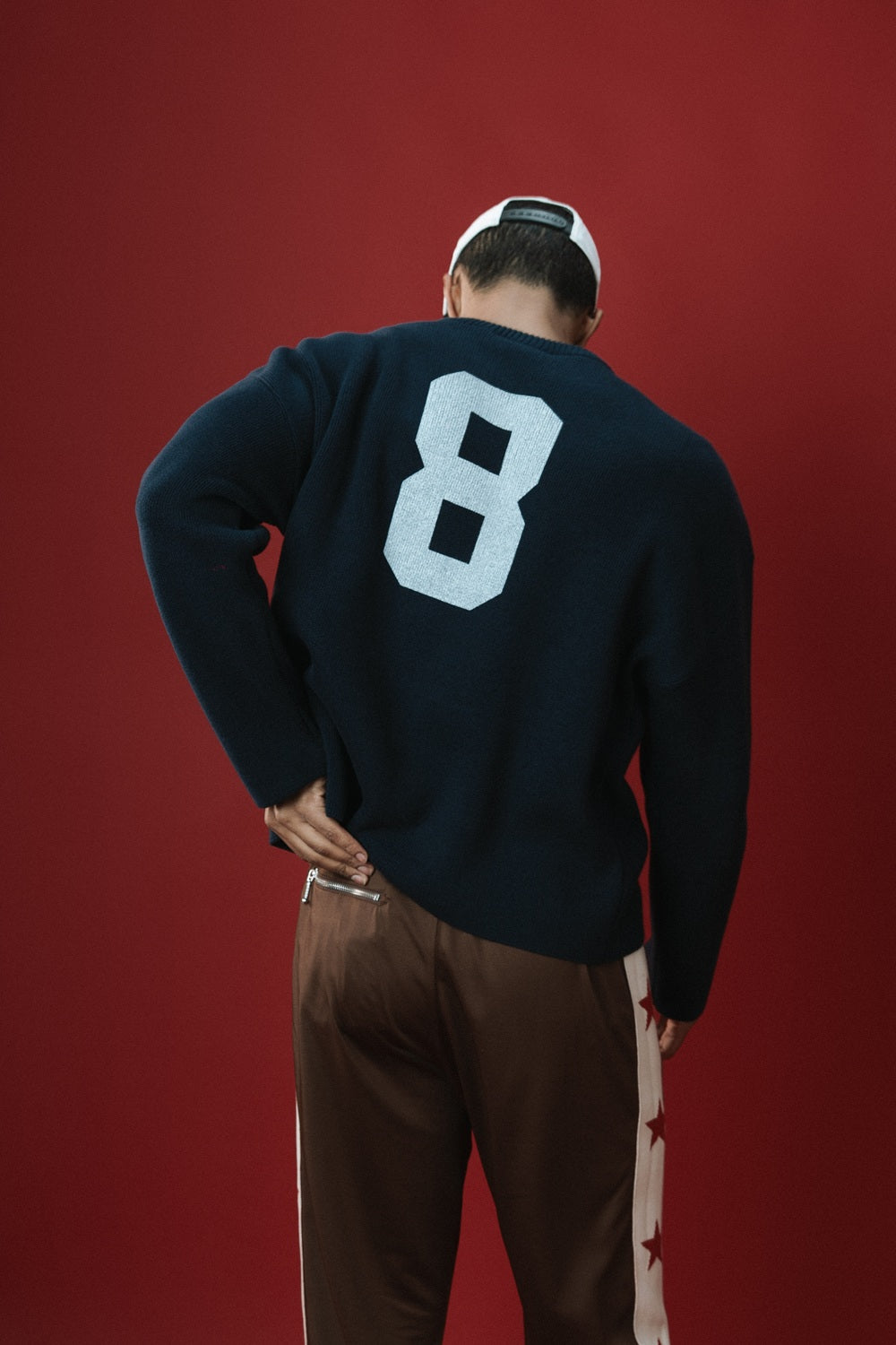 Huit, Knit Sweater Blue
