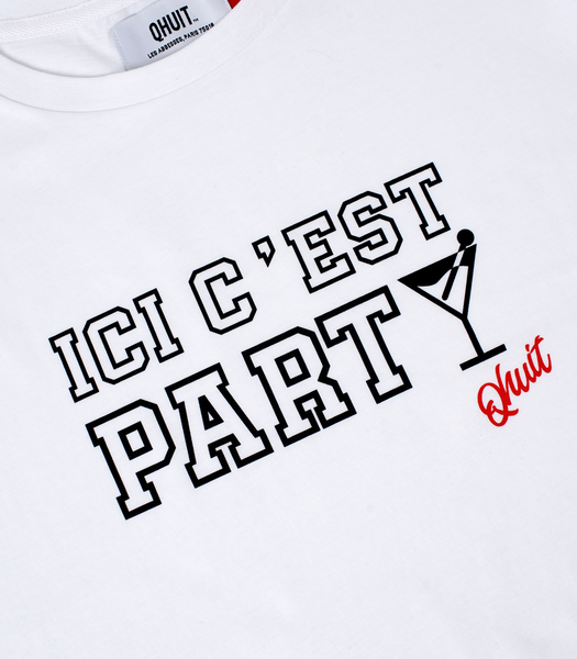 ICi C'EST PARTY, T-Shirt White