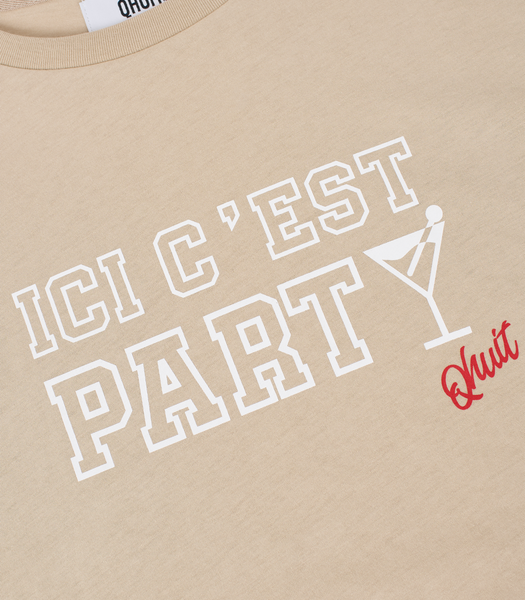 ICi C'EST PARTY, T-Shirt Beige