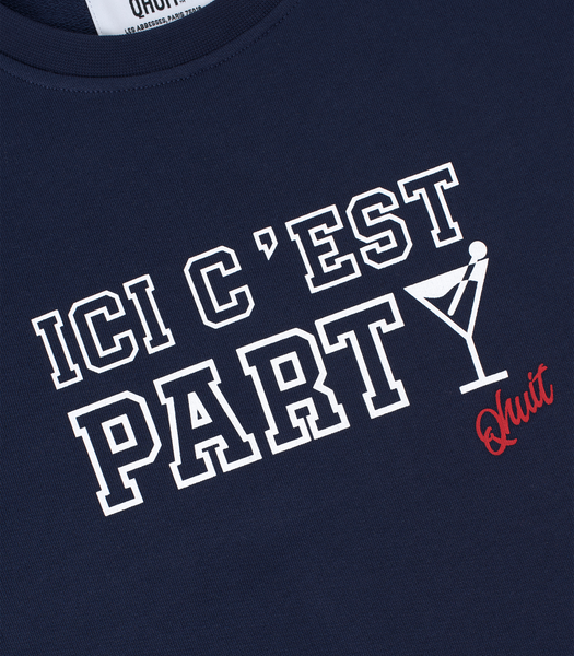 ICI C'EST PARTY, Sweater marine