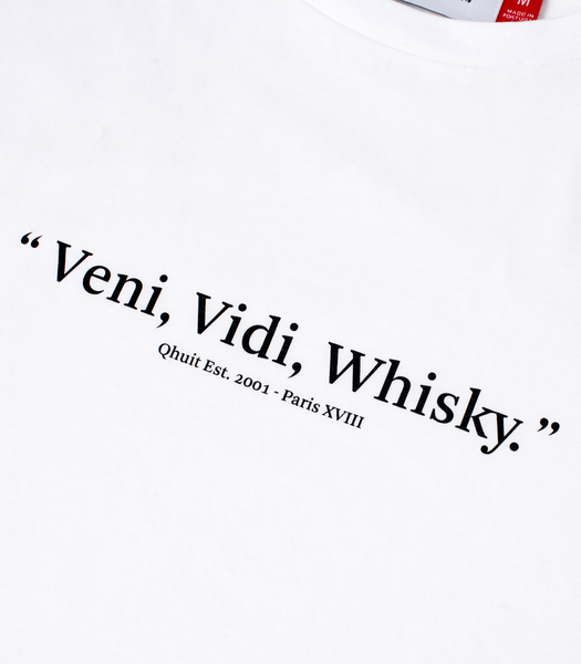 VENI, VIDI, WHISKY, T-Shirt White