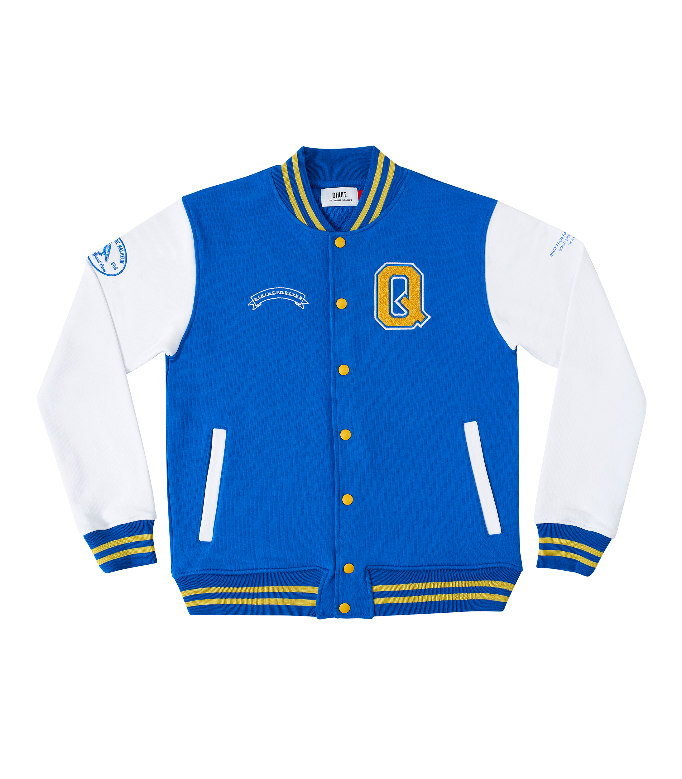 Fleece on sale varsity jacket