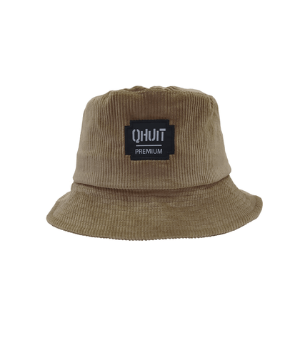 Premium, Bucket Hat camel velvet