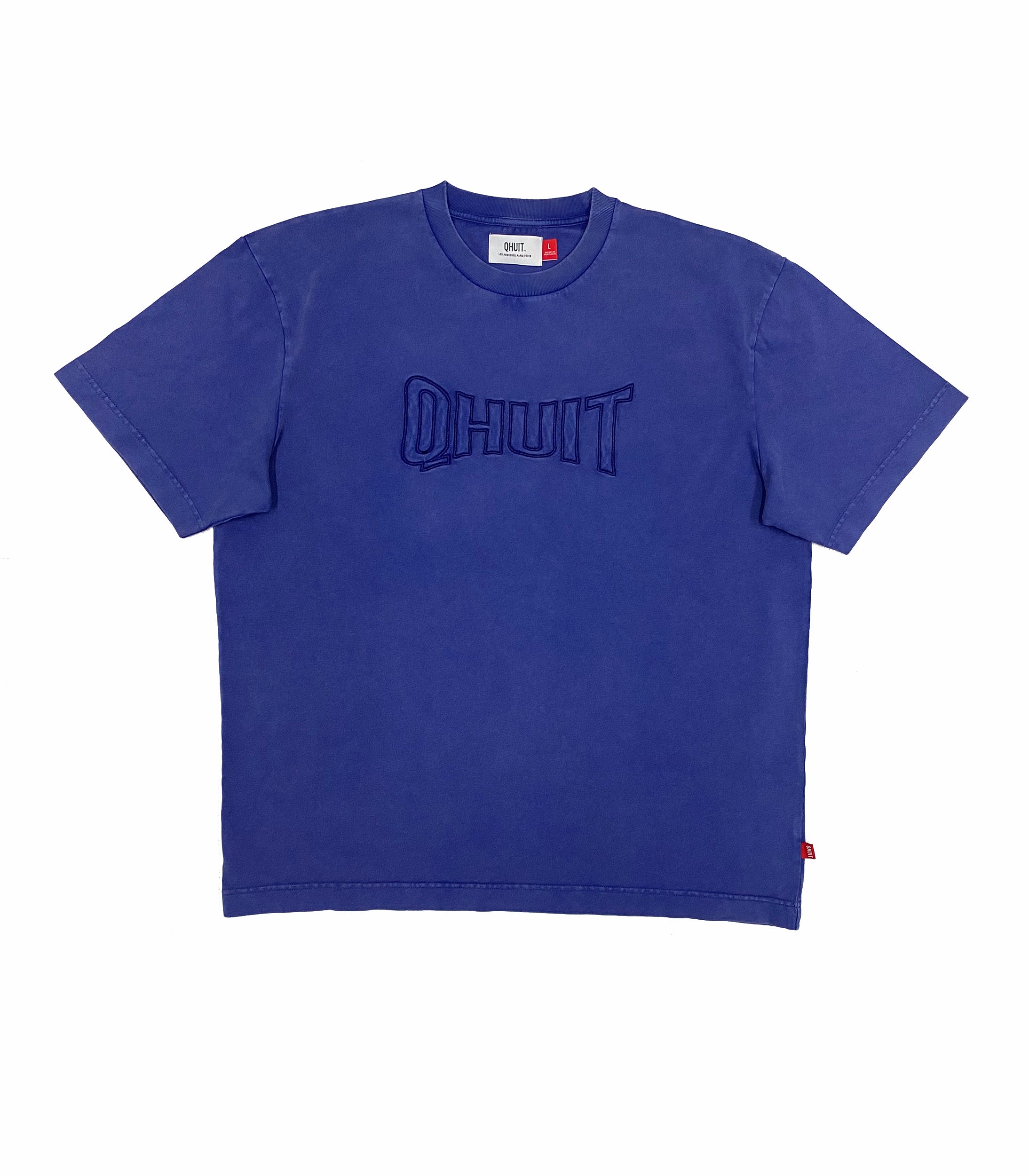 STYLE QHUIT, Heavyweight T-Shirt Blue