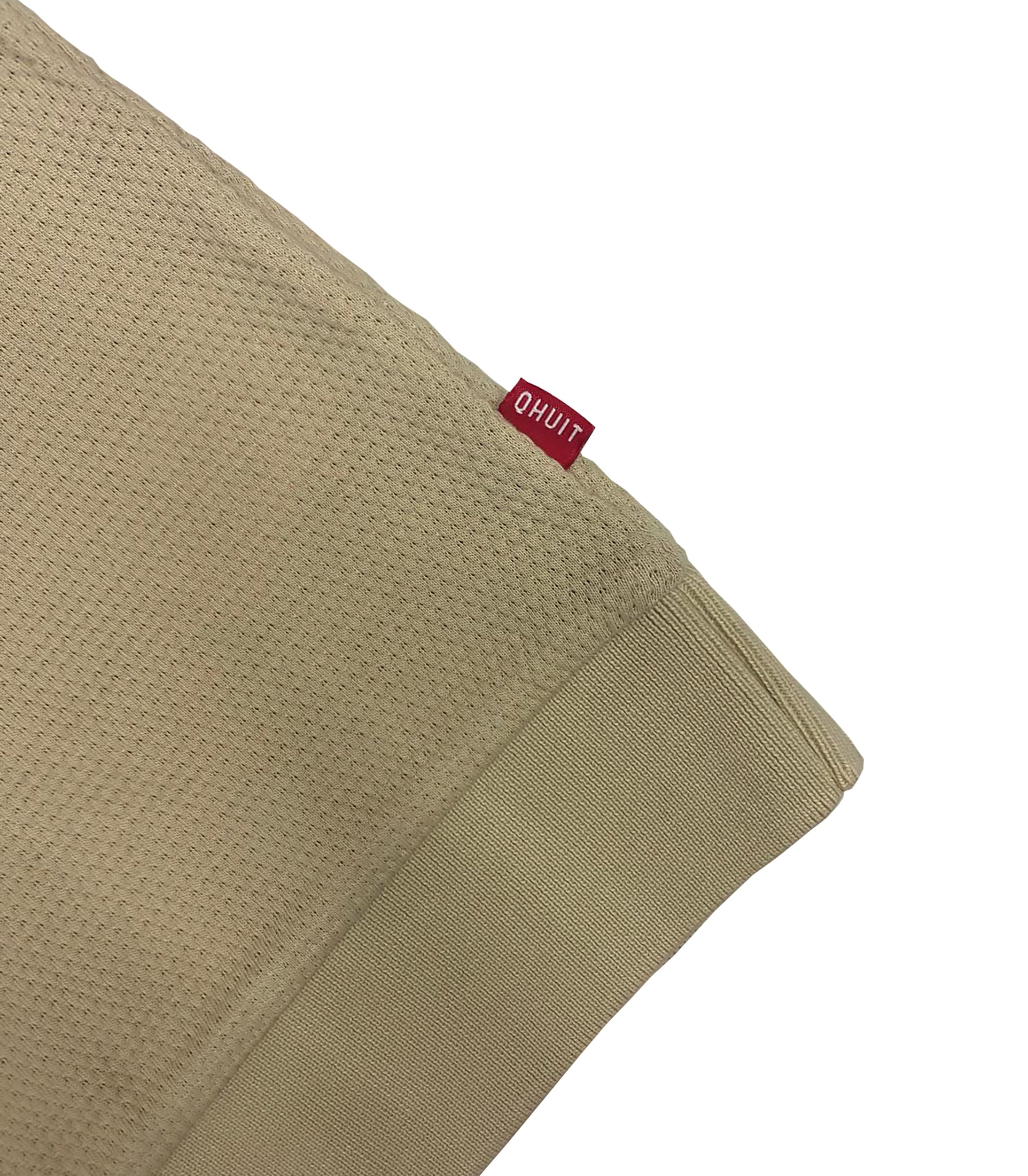 LOGO QHUIT, Polo Classic Beige