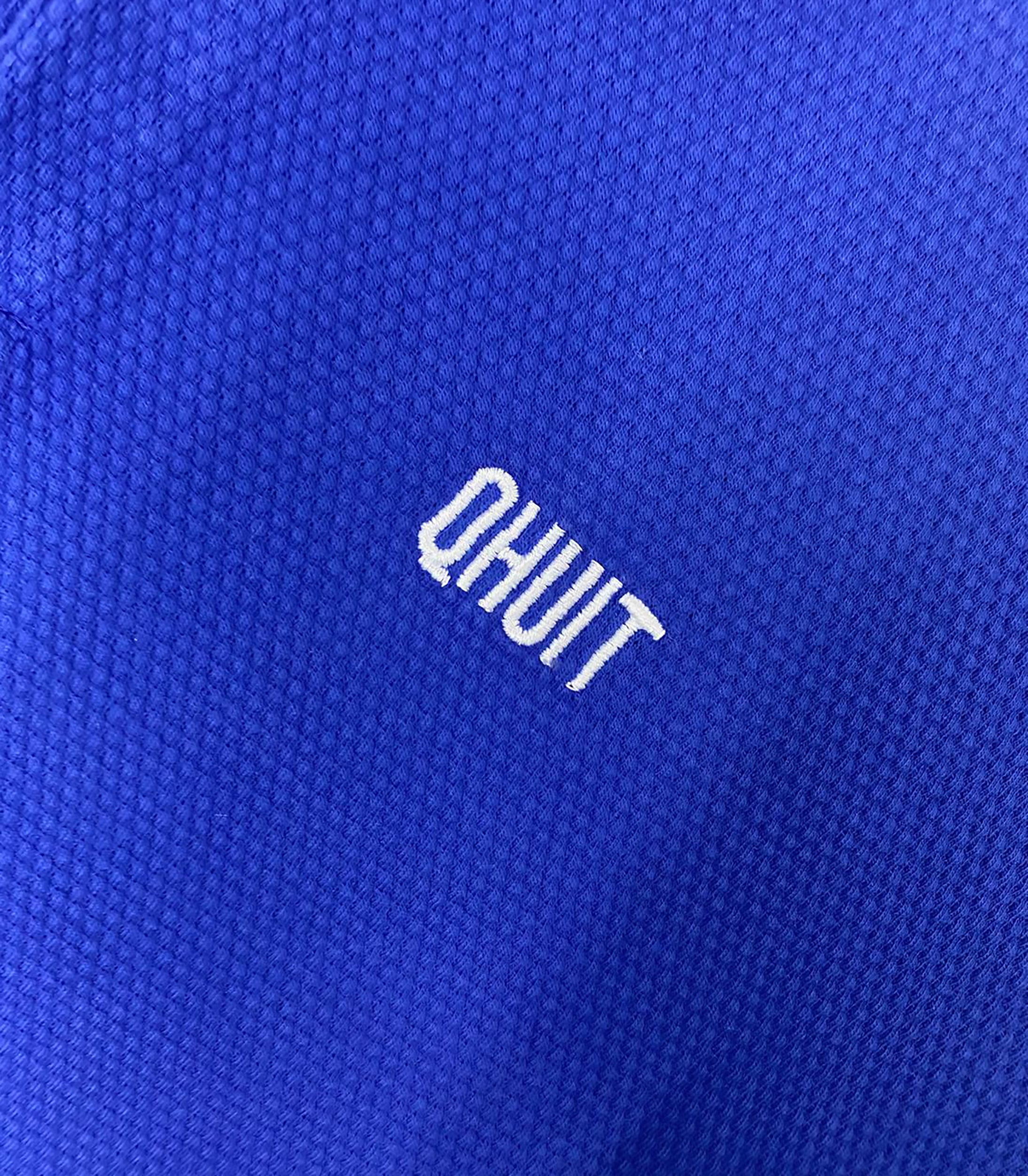 LOGO QHUIT, Polo Classic Blue