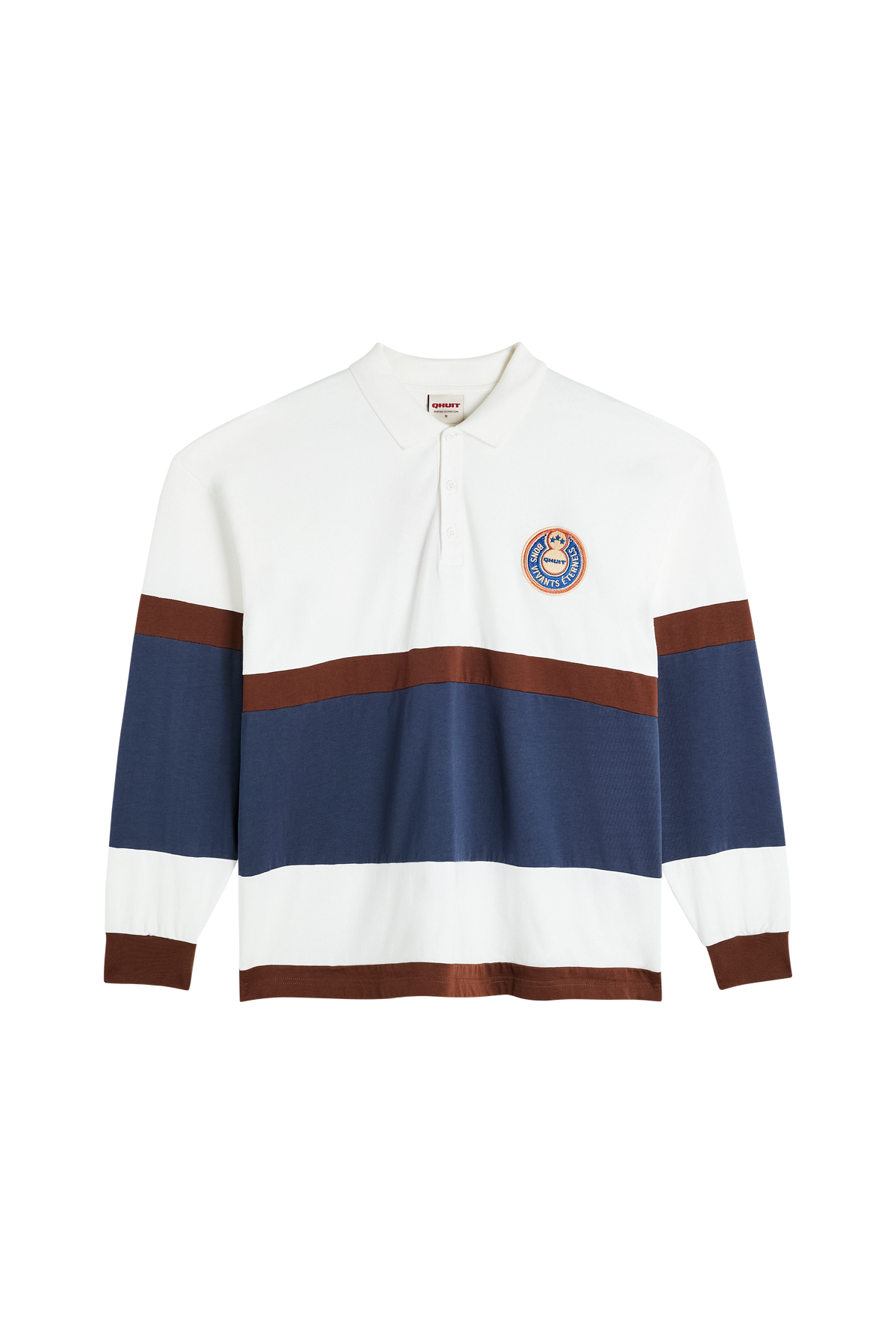 Since 2001, Ruby Polo Off-White, Brown & Marine