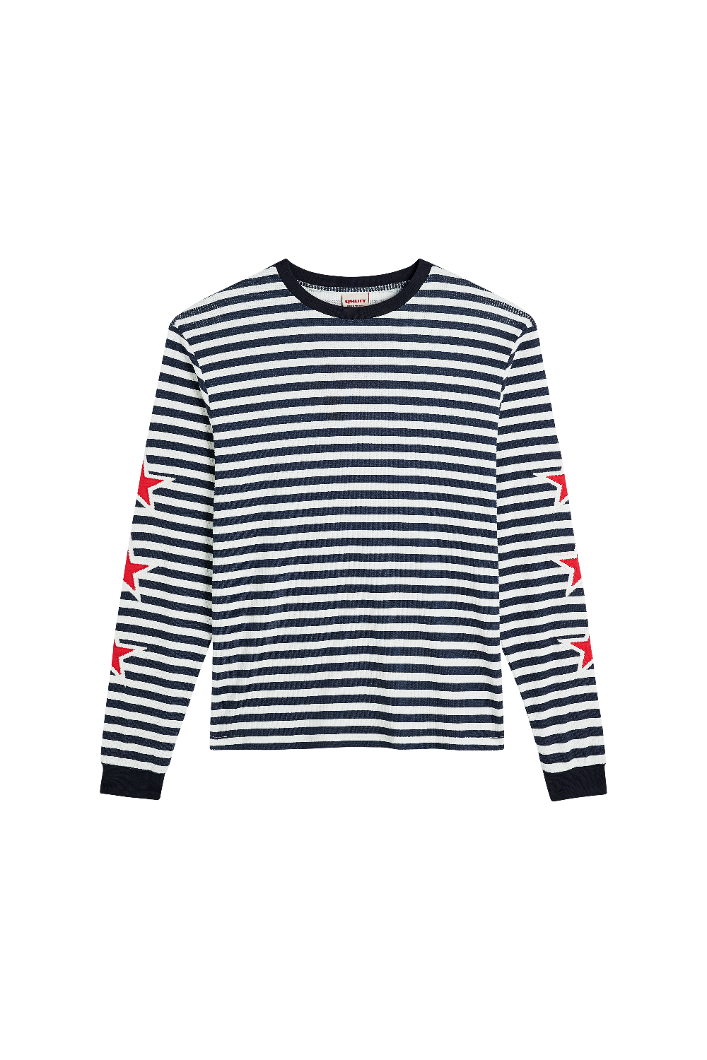 Breton Waffle, Knit Longsleeve Blue