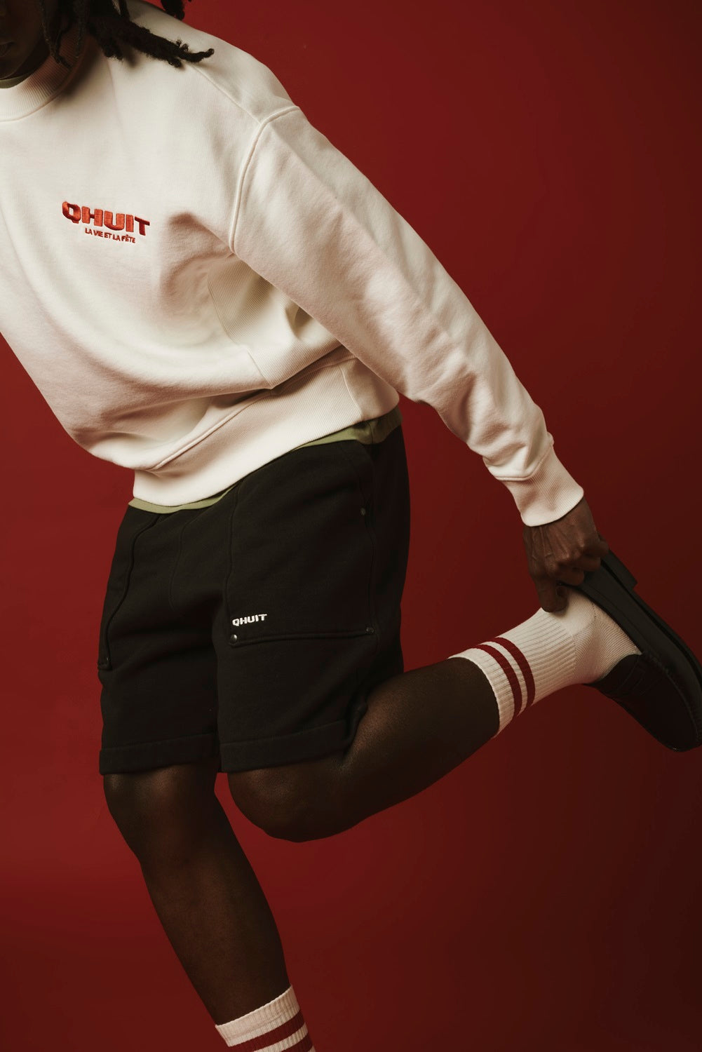 QHUIT, Socks Ecru