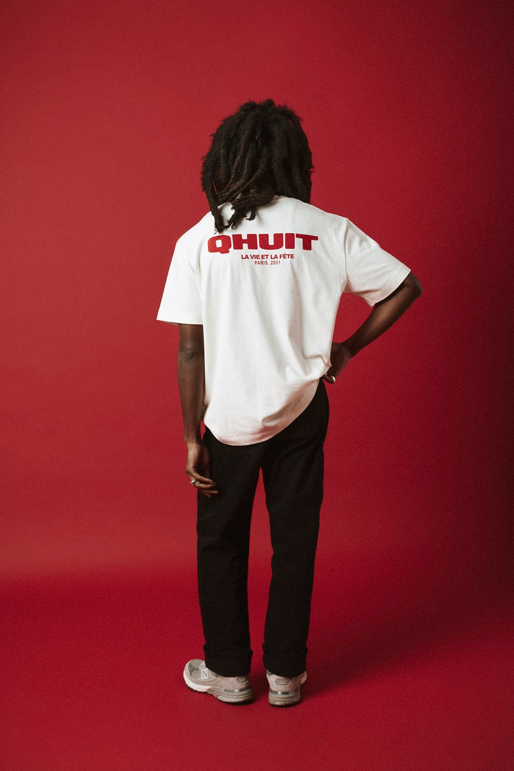 LA VIE ET LA FÊTE, T-shirt Ecru