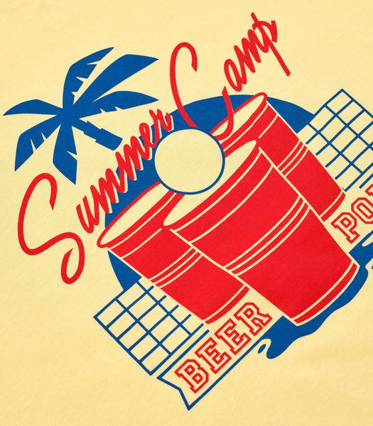 SUMMER CAMP, T-Shirt yellow