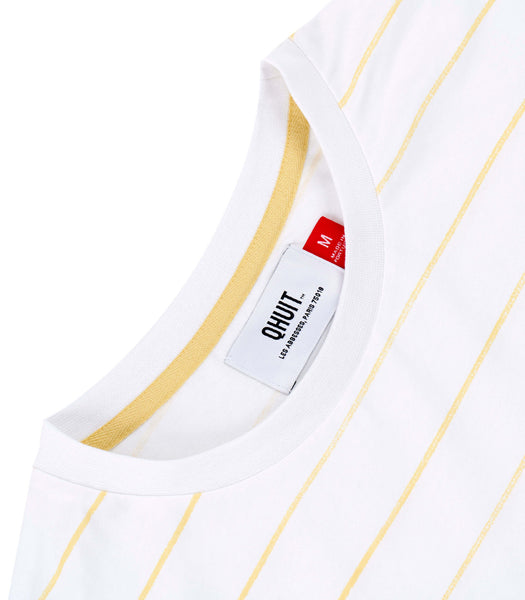 RAY LOGOBOX, T-Shirt white & yellow
