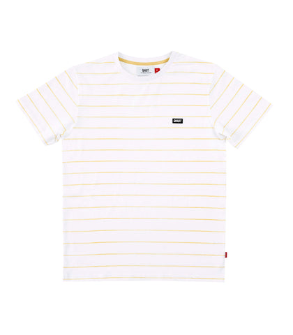 RAY LOGOBOX, T-Shirt white & yellow