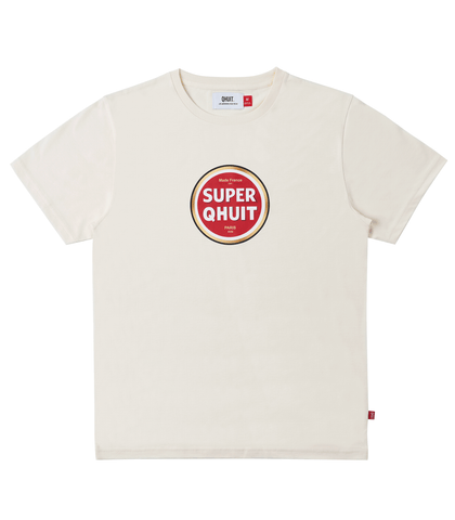 SUPER QHUIT, T-Shirt Ecru