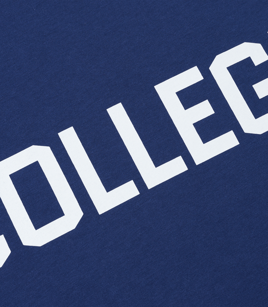 COLLEGE, T-Shirt Blue